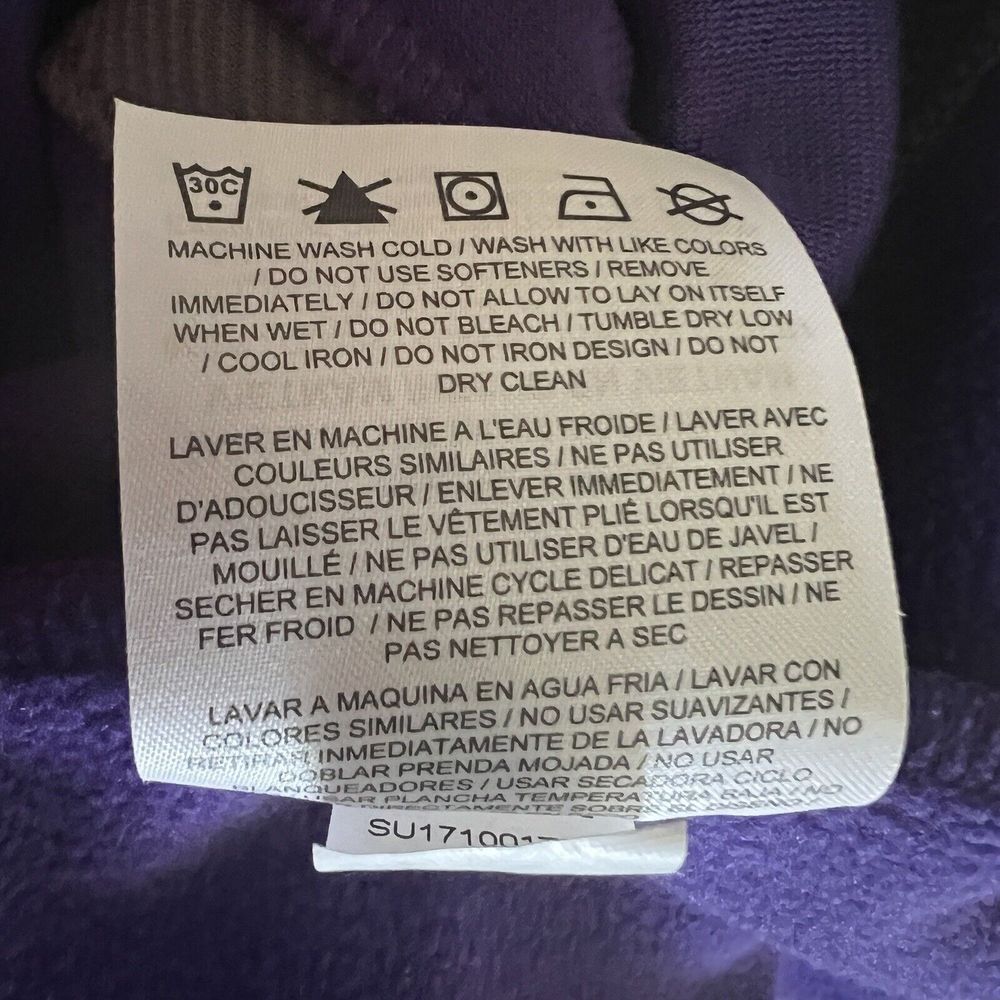 Nike Golf Shirt‎ Womens XL Standard Therma Fit Purple Mountain West Fleece Zip - Picture 14 of 14